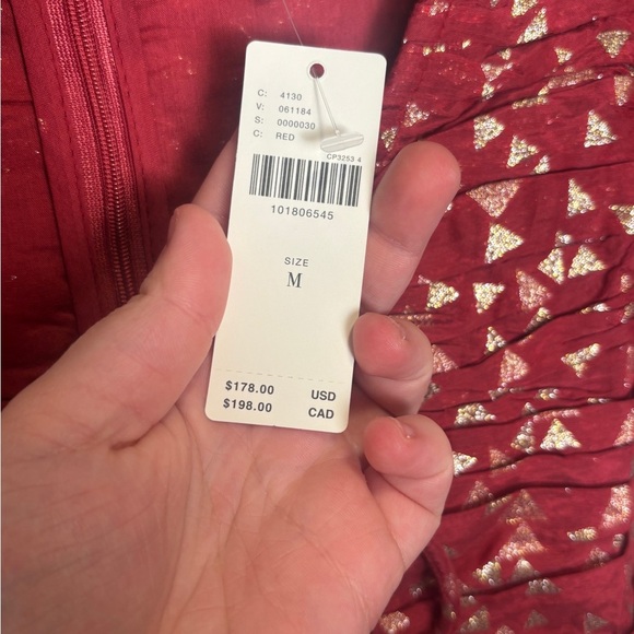 NWT ✨ By Anthropologie Short-Sleeve Ruffled Mini Dress - Picture 5 of 11